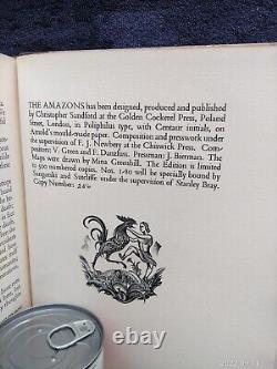 Les Amazons Rare 1er 1948 Livre Bannet Ltd Edition 256 De 500 En Bon État