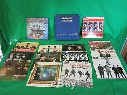 Les Beatles E. Collection Uk Original Bep-14 Blue Box Set Excellent Condition