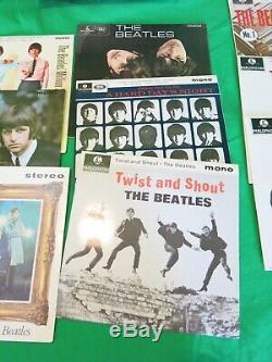 Les Beatles E. Collection Uk Original Bep-14 Blue Box Set Excellent Condition