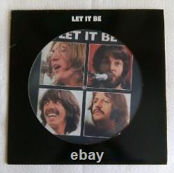 Les Beatles Laissez-le être Édition Limitée Picture Disc USA VG. État LP Vinyle