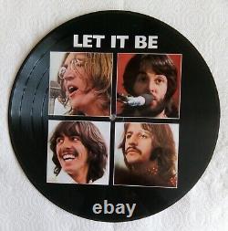 Les Beatles Laissez-le être Édition Limitée Picture Disc USA VG. État LP Vinyle