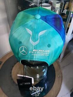 Lewis Hamilton 2022 Casquette à visière ronde édition limitée Miami en parfait état Menthe