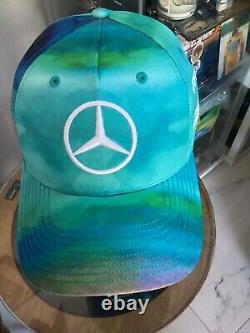 Lewis Hamilton 2022 Casquette à visière ronde édition limitée Miami en parfait état Menthe