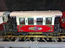 Lgb #22540 The Christmas Train Red Starter Set G Scale Excellent État