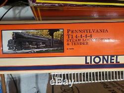 Lionel 6-28063 Pennsylvania T1 4-4-4-4 Locomotive À Vapeur Et Tendre Excellente Forme