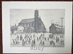 Ls Lowry St Mary’s Beswick Signé Édition Limitée Impression Great Condition