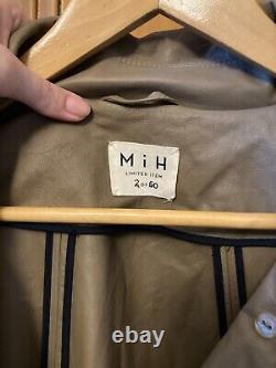 Manteau Mac en cuir de l'édition limitée MIH JEANS Taille L en très bon état