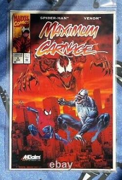 Maximum Carnage #1 Acclamé Jeu Vidéo Promo Comic, Rare, Great Condition