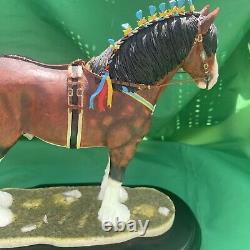 Meilleur cheval de race édition limitée, figurine décorative en bon état 0/34