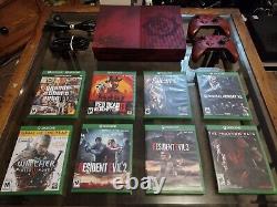 Microsoft Xbox One Gears Of War Edition Limitée Console Bundle Grand Condition