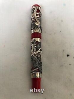 Montegrappa Edition Limitée De 1912 Funtain Pen, 18k Nib-vg Condition Moyenne
