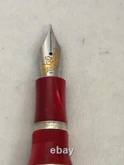 Montegrappa Edition Limitée De 1912 Funtain Pen, 18k Nib-vg Condition Moyenne