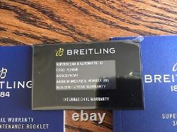 Montre Breitling Superocean A17365 en très bon état, quasi-neuve, de l'année 2019.