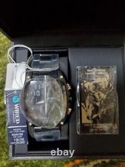 Montre en édition limitée WIRED × METAL GEAR RISING en état neuf, expédiée depuis le Japon