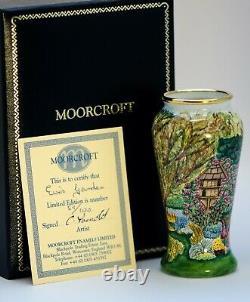 Moorcroft Enamels Eves Garden 95 Vase De Forme Par Rachel Bishop Ltd Edition 59/100
