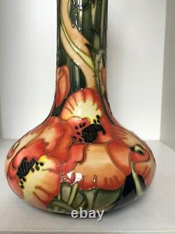 Moorcroft Potterie Allegro Flame Design Édition Limitée 150 99/15 Forme