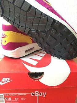 Nike Air Max 1 Une Dynamique Berry 9,5 Eu 43 Uk 8.5 Forme Og Qs Limited Edition