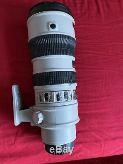 Nikon Ed Afs Vr Nikkor 70-200 F 2.8 Limited Edition Rare! Gris Mint Condition