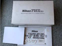 Nikon FM2 Kit Édition Limitée Millenium 2000 Unités Japon bon état RARE