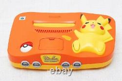 Nintendo 64 Console Pikachu Orange Yellow Limited Edition N64 Bon État Jp