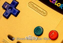 Nintendo Game Boy Color Edition Limitee Gold Console Uniquement Mint Condition