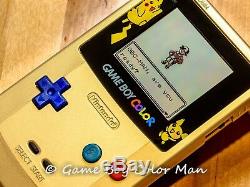 Nintendo Game Boy Color Edition Limitee Gold Console Uniquement Mint Condition