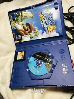 Nintendo Gamecube Edition Limitée Avec Boîte Et Mario Sunshine Superbe Condition