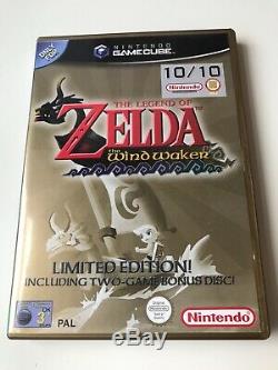 Nintendo Gamecube Zelda Wind Waker Limited Edition Pak Très Bon État