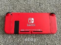 Nintendo Switch Edition Limitée Console De Mario Rouge Et Bleu Excellent État