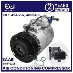 Nouveau compresseur de climatisation pour Saab 9-5 série Ys3e 1997-2009 12758380