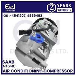 Nouveau compresseur de climatisation pour Saab 9-5 série Ys3e 1997-2009 12758380