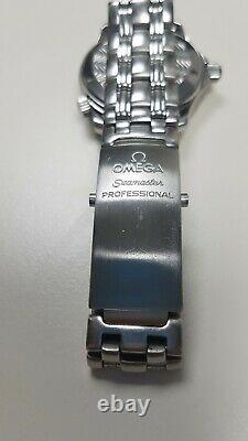 Omega Seamaster 25618000 Montre Bleue Taille Moyenne 36.25mm Nice Condition (80586)