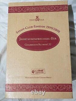 Ours du club Steiff 1999 édition limitée boîte certificat parfait état