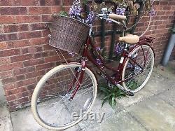 Pendleton Somerby Ladies 17 Vélo Avec Panier Edition Limitée Red Exc Condition