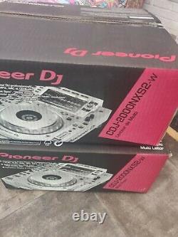 Pioneer 2 X Cdj-2000 Nxs2 Blanc Édition Limitée État De La Menthe