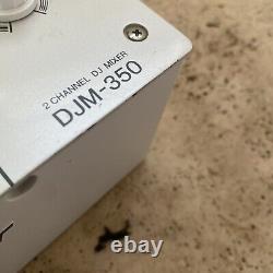 Pioneer DJM-350 Pro Dj 2 Channel Mixer Édition Limitée BLANC Bon État