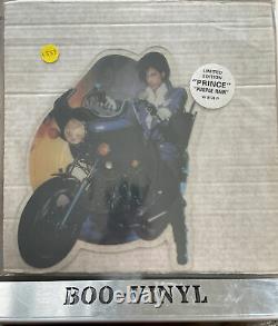 Prince Purple Rain Uk Disque D'image En Forme Mega Rare Nr Mint Condition