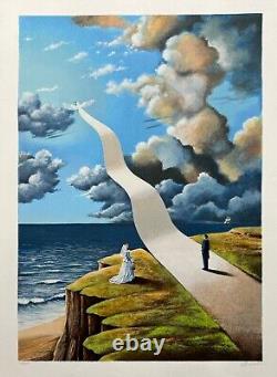 Rafal Olbinski FORME D'ILLUSION INTIME Édition Limitée Sérigraphie Signée à la Main