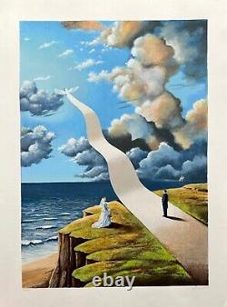 Rafal Olbinski FORME D'ILLUSION INTIME Édition Limitée Sérigraphie Signée à la Main