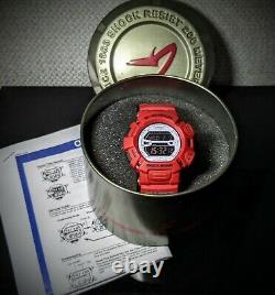 Rare Casio G-shock Mudman Red Watch G-9000mx-4d Nouvelle Batterie Grande Condition