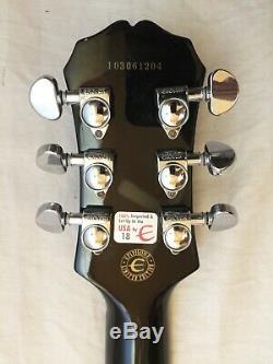 Rare Epiphone Les Paul Standard Limited Edition Personnalisée Sobe 2003 Great Condition
