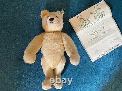 Réplique de l'ours en peluche Steiff Dicky de 1985, édition limitée à 20 000 exemplaires, en très bon état