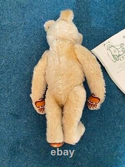 Réplique de l'ours en peluche Steiff Dicky de 1985, édition limitée à 20 000 exemplaires, en très bon état