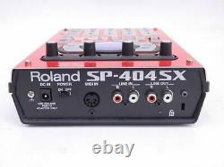Roland Sp-404sx (rouge) Excellente Condition 10e Anniversaire Édition Limitée #0419m