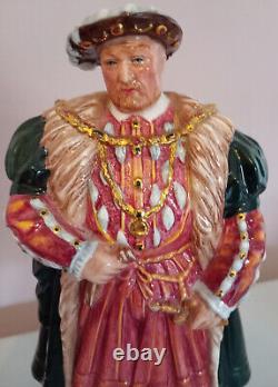 Royal Doulton Roi Henri VIII HN3458 Édition Limitée Rare État Neuf