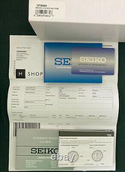 Seiko Alpinist Spb089 Blue Us Limited Edition. Superbe État. Tous Les Papiers/boîte