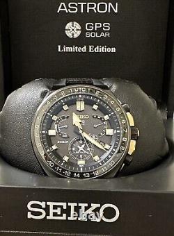 Seiko Astron GPS Solaire, Édition Limitée en Titane sur 1500, Set Complet en Excellent État