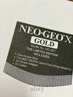 Snk Neo Geo X Gold, Édition Limitée, Véritable Complet, État Incroyable