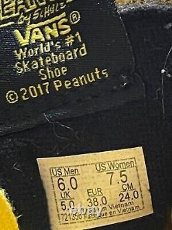 Snoopy Peanuts Vans, des baskets rares et en édition limitée. En excellent état ! Taille UK 5.