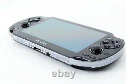 Sony Ps Vita Pch-1000 / 1100 Black Model Oled Wi-fi Withbox En État De Menthe Proche